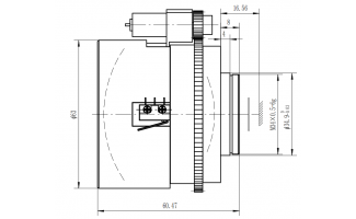 Моторизованные объективы 55 мм f/1,0 для тепловидения LWIR V1